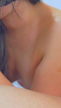 Sensual Mouth Game with Masked Latina - HD Close-up
