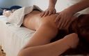 Vika studio: Orgasmo real de uma garota em um salão de massagem