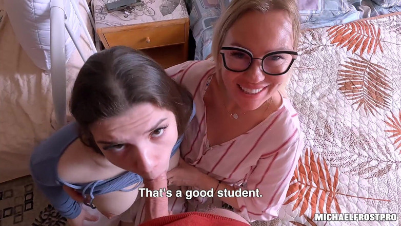 MichaelFrostPro: Stepmother Offered Her Stepdaughter's Pussy to a Perverted Fucker