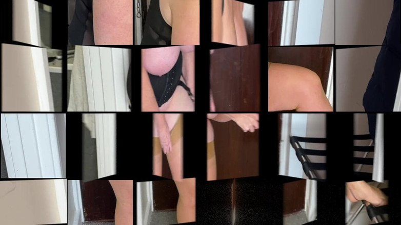 Aunty Sandra vintage girdle queen: Vgq21 Moster Sandra Klär Sig För Ett Möte