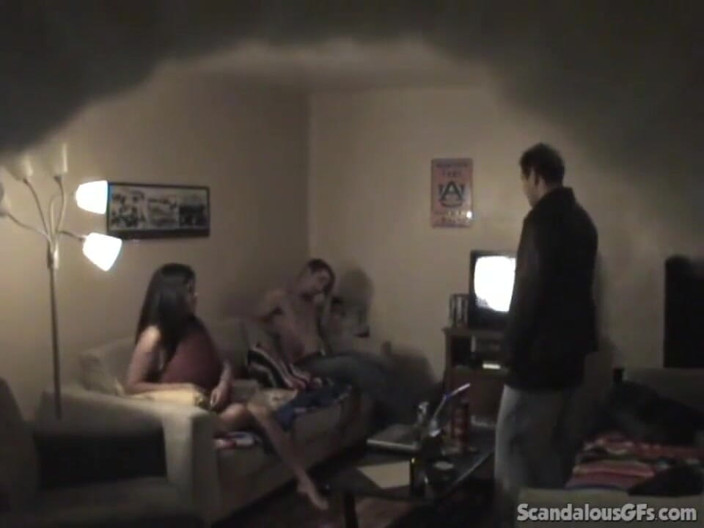Scandalous GFs: Hot and Horny GF Enjoys a Night with a Guy