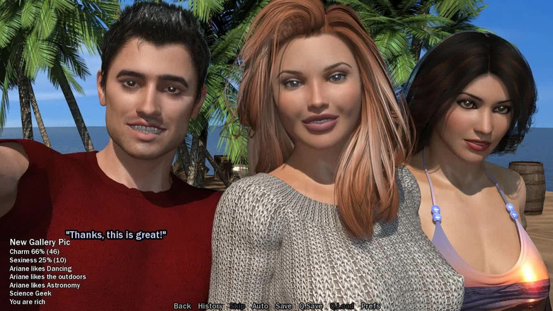 Dirty GamesXxX: Ariane au paradis : une île exotique remplie de nanas sexy, épisode 2