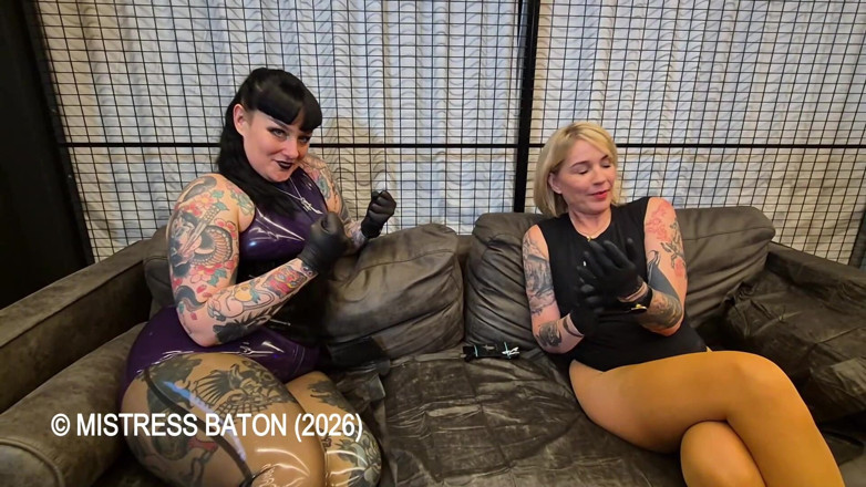 MistressBaton: Double Domme Wheelbarrow Fisting
