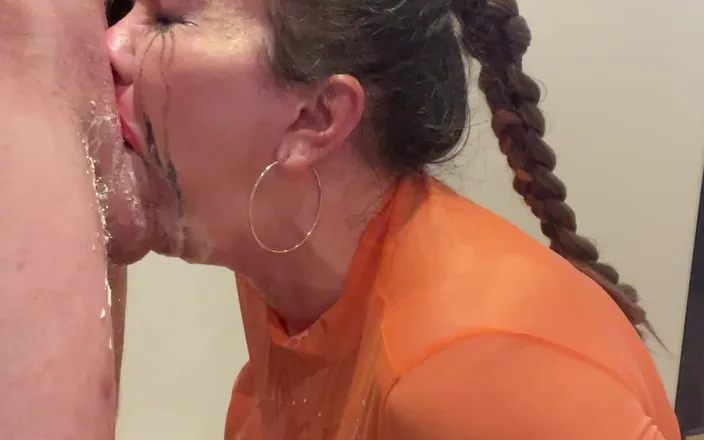 Sophie James: Head Held Whipped Cream Facefuck Deepthroat Cum Down Throat
