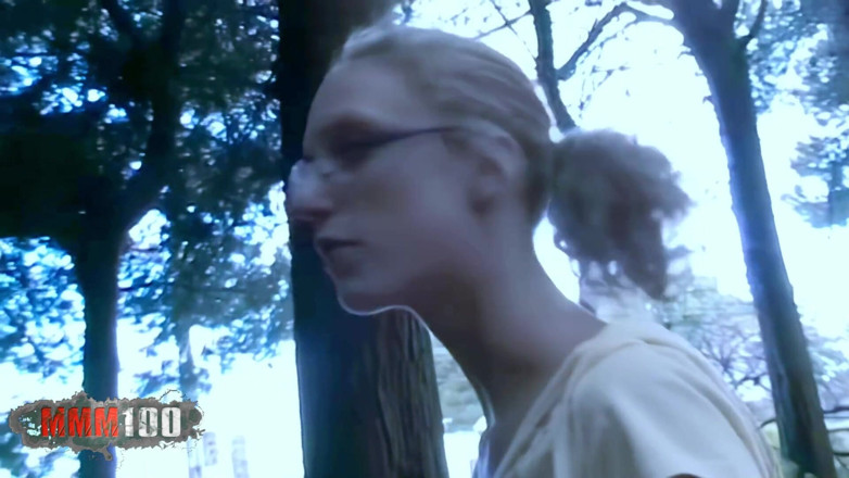 MMM100: Starla-candy Beautiful French Blonde Starla Candy Pees in the Woods...