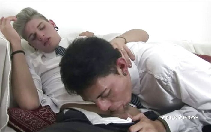 Straight boys but needing sex: Yougn straight student fucking his friend after the class