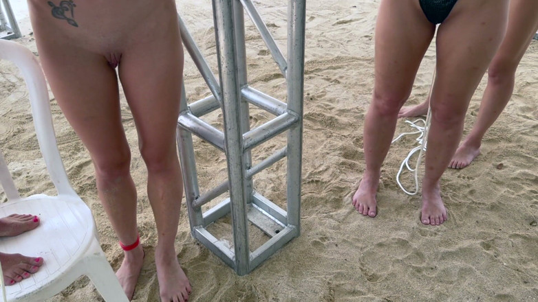 Tied_Tales: Doubles Bondage Escape Challenge Ama &amp; Rachel Vs Tatiana &amp; Lora