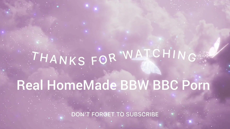 Real homemade BBW BBC porn: Squeezing Sucking My Big Boobs