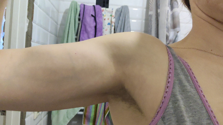 Risky Hairy Couple: Büyük kadının kasları esneme