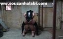 Souzan Halabi: Mistress pissing on her slave