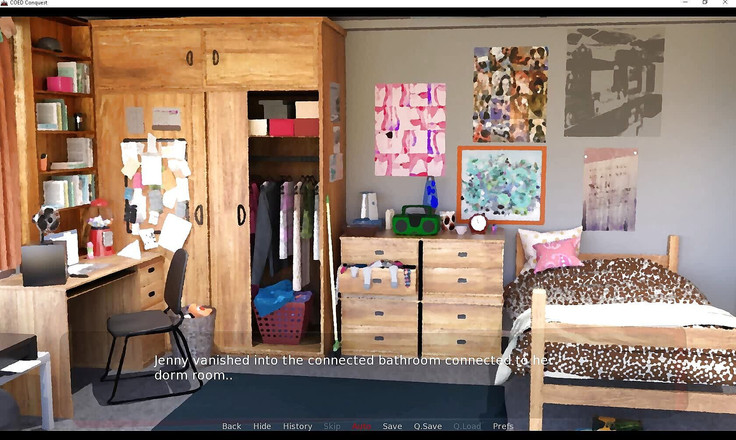 Erotic Krisso: Coed Conquest-awek dikongkek dalam bilik hotel