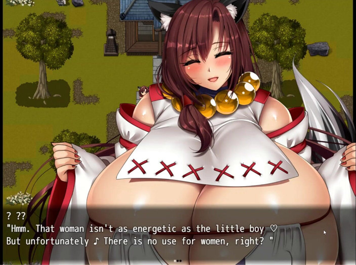 Cumming Gaming: Big breasts Youkai Busters, let's play without comments Ep.2 cowgirl...