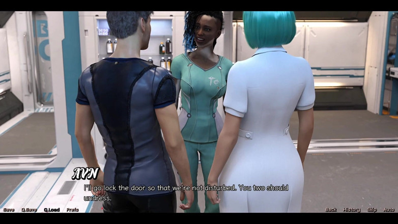 AVN Teller: Stranded in Space - Hot Black Vitiligo Girl and Doctor Starts...