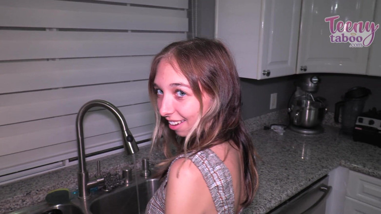Teenytaboo: Breezy Helps Step-stepdad While Step-moms at Work