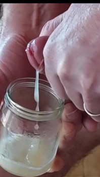 New Super Cumshot From Cicci77 and Pedro! as Always After a Long Masturbation the Sperm Is of Excellent Quality!