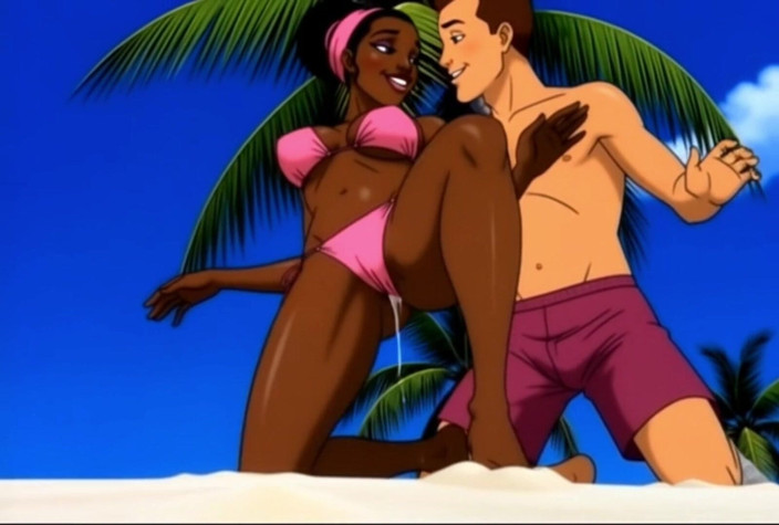 Octopussy Lovers Club: समुद्र तट पर सांवली लड़की सेक्स। अफ्रीकी लड़की. कार्टून। ग्रह पर सबसे सेक्सी लड़कियां