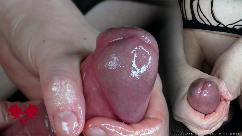 Close Up Extreme: Instruction Video for Milking Pre-ejaculate - Close-up of Delaying and Ruining...