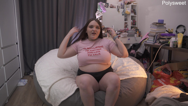 Polly Sweet: Meu Doce Orgasmo Às Convulsões com Vibrador - Solo de Garota