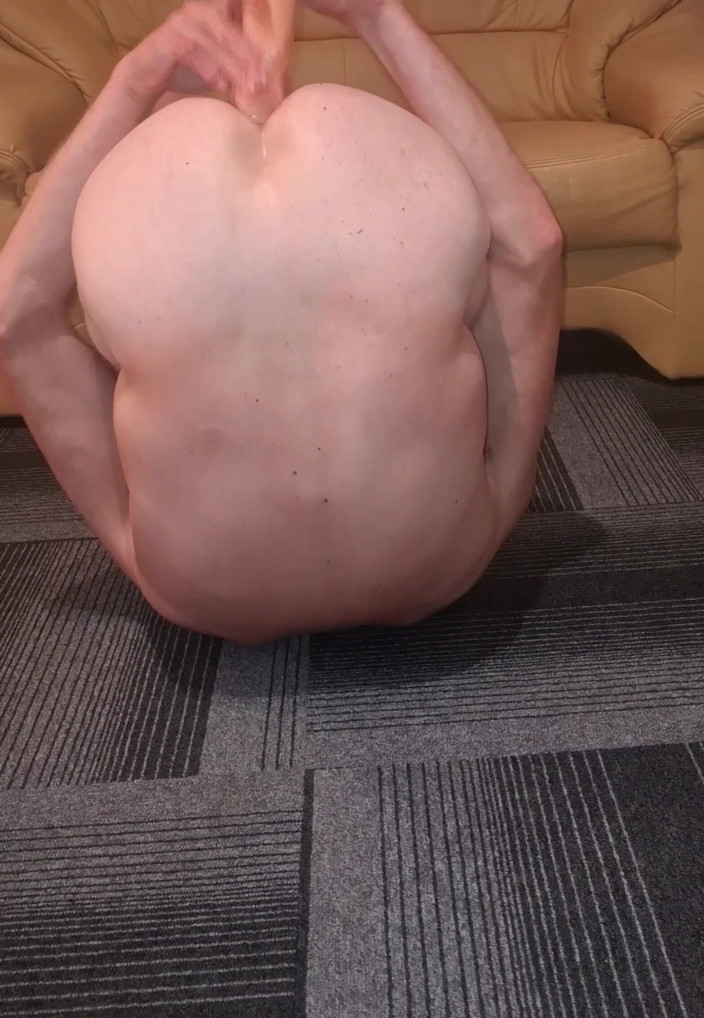 NoFace Twink X: Solo Male Extreme Anal Dildo - Fisting Dildo