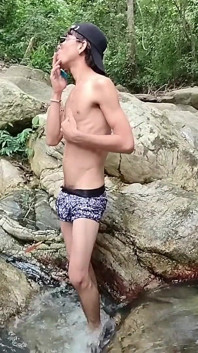 My Heterosexual Friend Records Me Removing My Milk in Nature