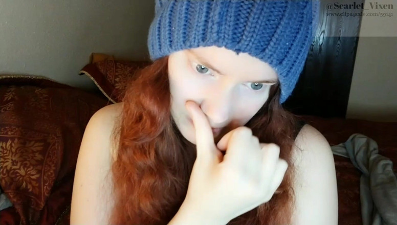 Scarlet Vixen: Sick Scarlet - menghisap hidung, batuk
