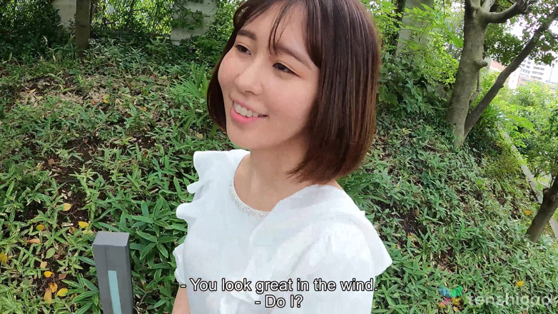 Tenshigao: Girl Next Door Kurumi Aoyama Gets Naked for Us Today