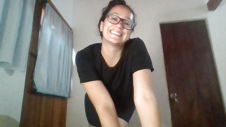 Nathalieprez4: Учитель йоги заставляет тебя кончить на ее задницу