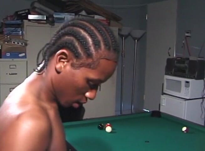 Bareback TV: Black studs slamming each other's ass