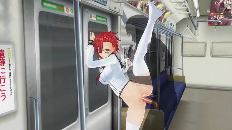 H3DC: 3D HENTAI College girl fucked against the wall in the...