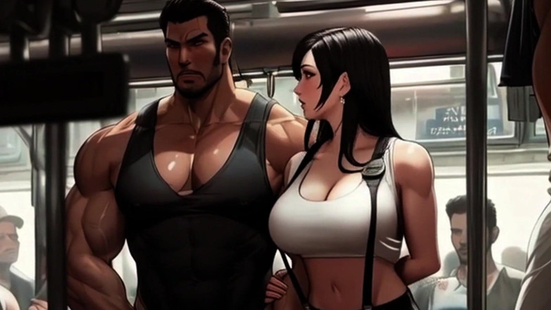Spicy Toons: Tifa Always Meets the Most Interesting People on the Midgar...