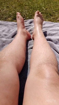 Hairy Legs at the Lake