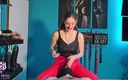 Zara Bizarr: Snot Humiliation and Cocksitting in Red Leggings