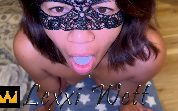 Lexxi Wett: Pinay Slut Gags on Thick Bwc &amp;engole enorme carga - Lexxi Wett