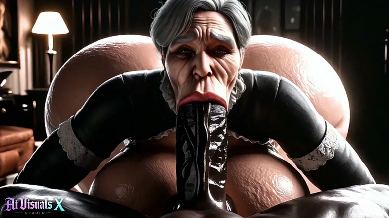 AI Visuals X: 3D 미시 GILF Bimbos 숭배 거대한 흑인 대물 자지와 Bwc - 모음집