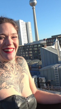 Spontaneous Blowjob Over the Rooftops of Berlin