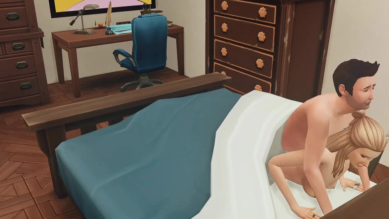 TheBlissfulSimmers: TV Show's XXX Adaptation Series: Friends_vol.2 Sex at Home