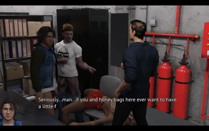 Dirty GamesXxX: Дружина в офісі: рогоносець дивиться, як його дружину трахають, щоб врятувати його від роботи - епізод 14