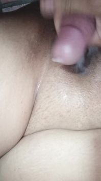 Sperma afuera de la concha de mi hermanastra