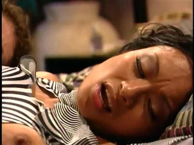Old Good Porn: Cute thin black chick in a tight body suit get...