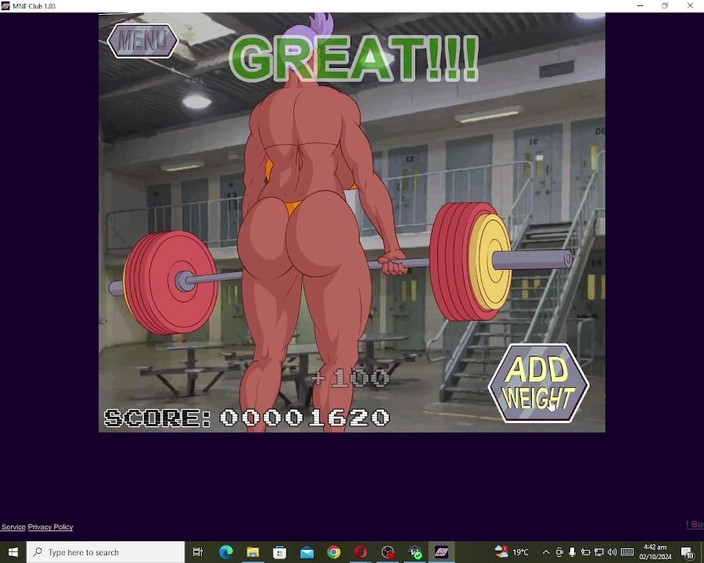 ReenaQalib: Dospělý hře power lifting ve vězení Mnf