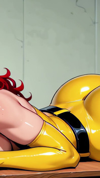 Yoghurt Party: 3D Comic Latex Vigilante POV (4k, Uncensored Ai Hentai)