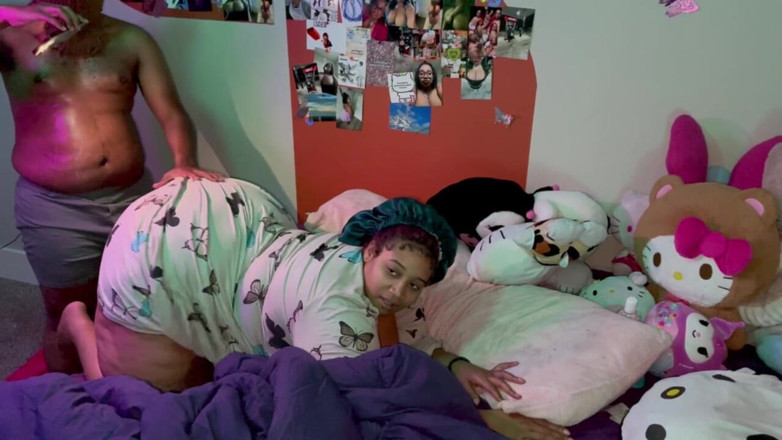 TeddyStrokez: Teddy Sneaks in and Gives Debbie the Real Thing