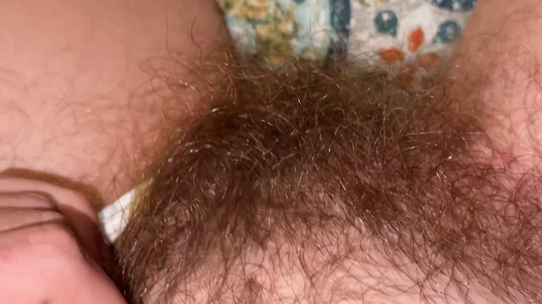 Cuteblonde666: Super Thick and Long Plussy Hair Bush Closeup
