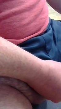 Jerking off alone with big cum shot finish on my desk