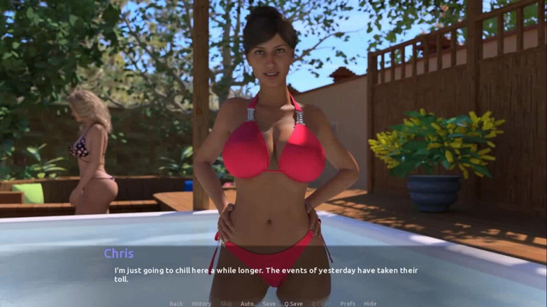 Dirty GamesXxX: THE VISIT: Topless massage for sexy MILF with big boobs...
