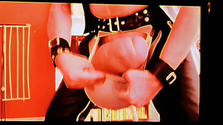 Monster_Meat_: Back view and front close up of cockzilla