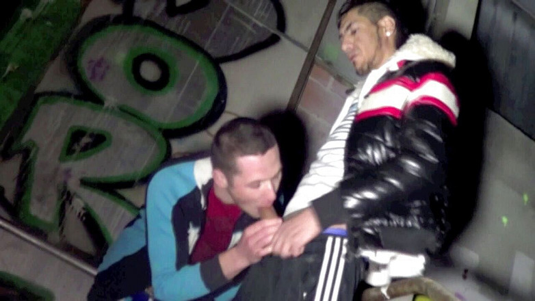 French dudes with big cocks: In der nacht von badbboy im freien gefickt