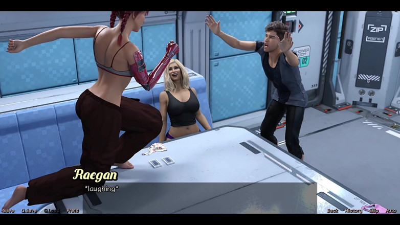 AVN Teller: Stranded in Space - Strip Poker