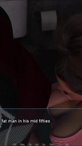 Sex game gamer: Fat Old Man Cums on Her Face After She Sucks...