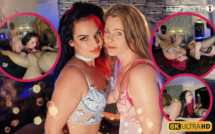 PeepingThom: Вторая вечеринка, новые девушки впервые свингерши - Cheri Pi и Ava